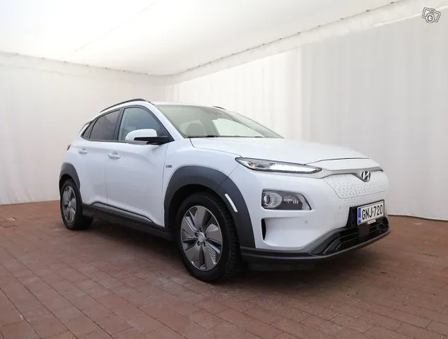 Hyundai Kona electric 64 kWh 204 hv Style - Akusto uusittu,  Image 1